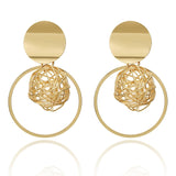 Fashion Statement Earrings 2018 Big Geometric earrings For Women Hanging Dangle Earrings Drop Earing modern Jewelry